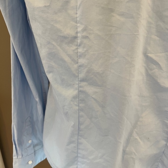 L.L. Bean Light Blue Ladies Button Down, Long Sleeve, Size Large - Picture 5 of 11